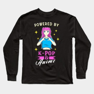 Manga Girl K-pop And Anime Fan Long Sleeve T-Shirt